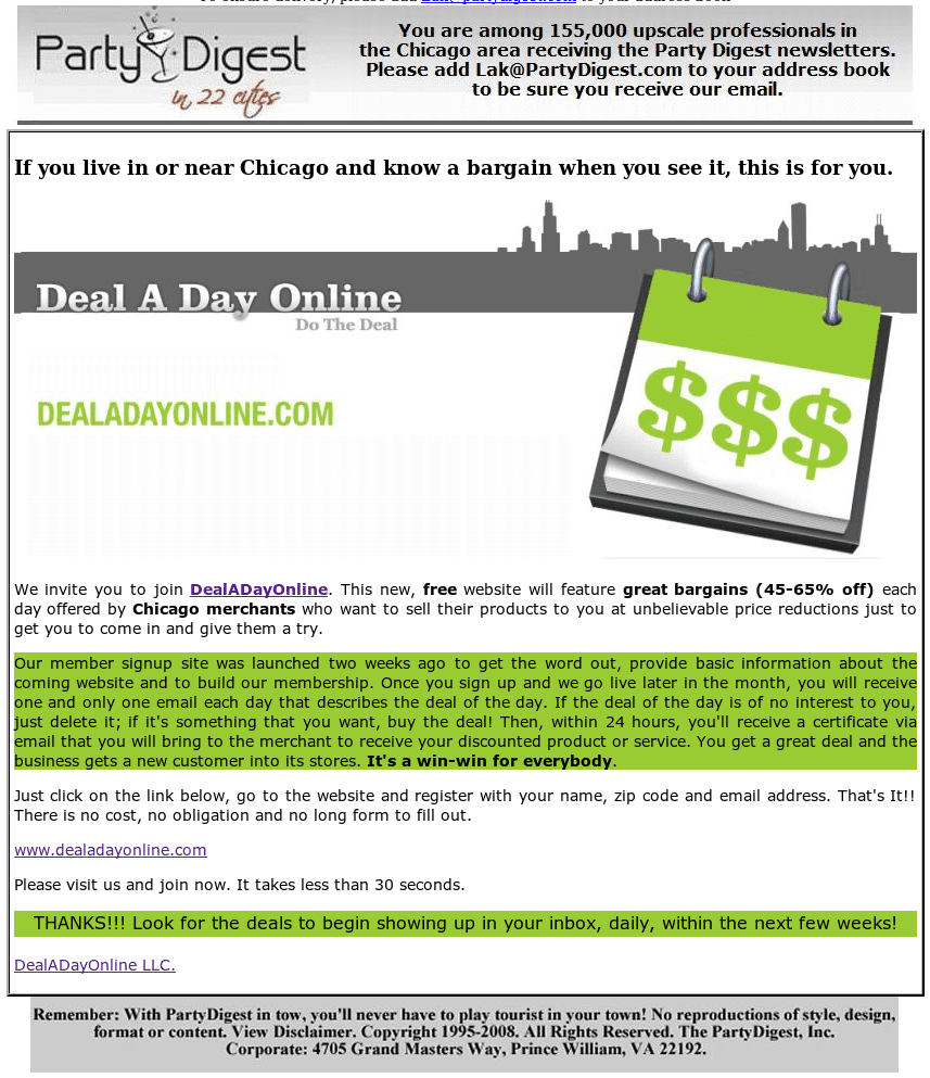 Deal A Day