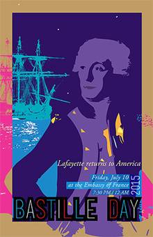 Bastille Day 2015 – Lafayette returns to America