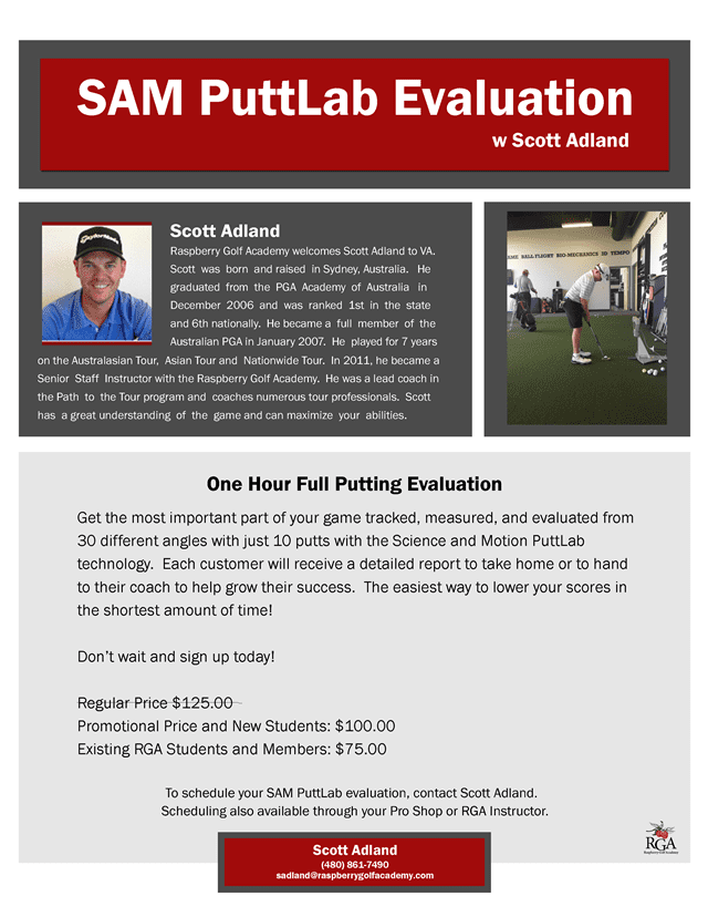 SAM PuttLab Evaluation