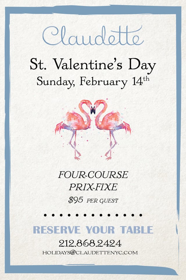 Claudette for Valentine’s Day