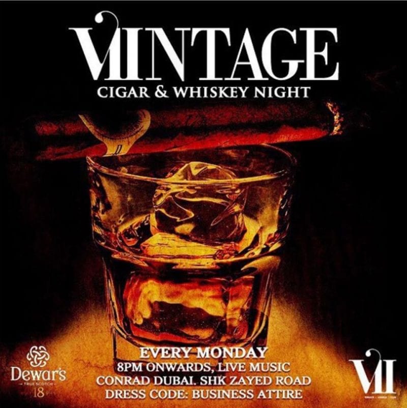 Vintage Cigar-Whiskey at Vii