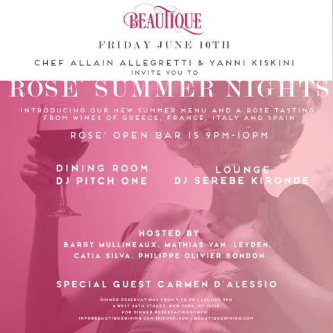 Rose Summer Nights at Beautique