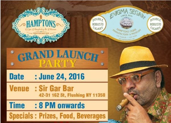 Sir Gar Bar Cigar Launch