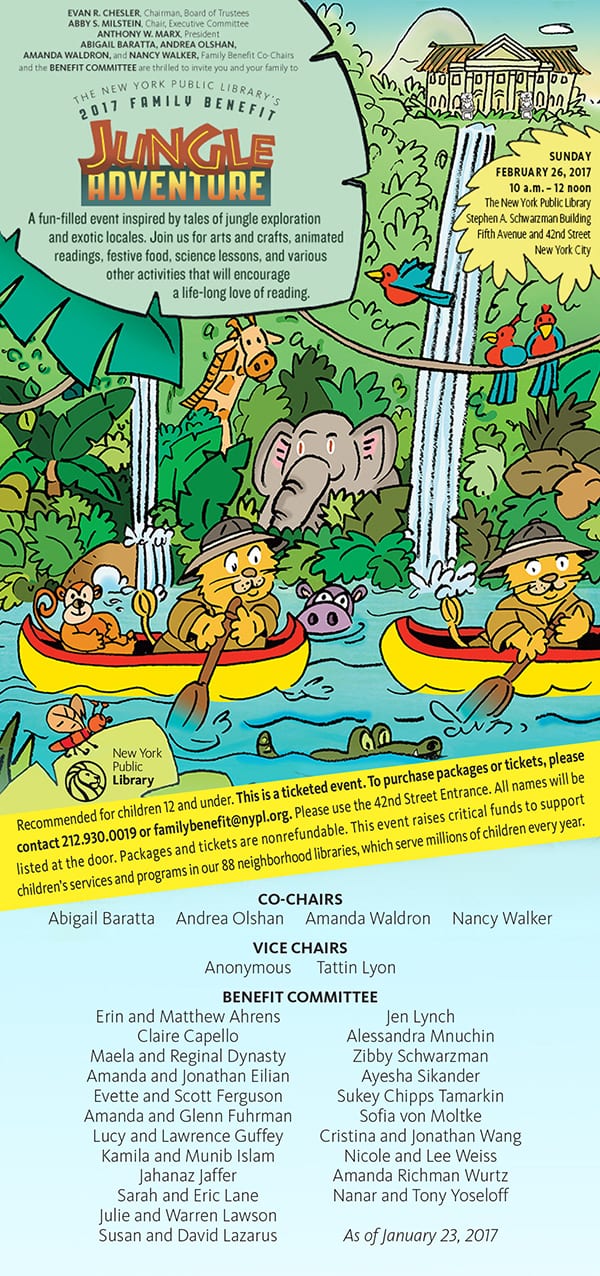 Library Benefit 2017 NYC