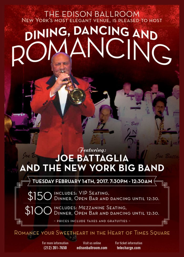 Valentine’s at Edison Ballroom