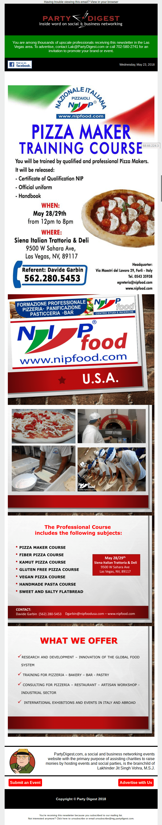 Pizza Training