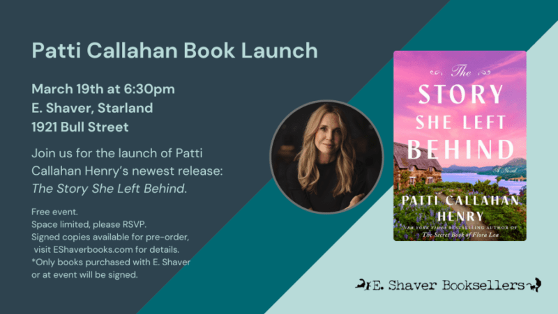 Patti Callahan Book Launch, 3/19