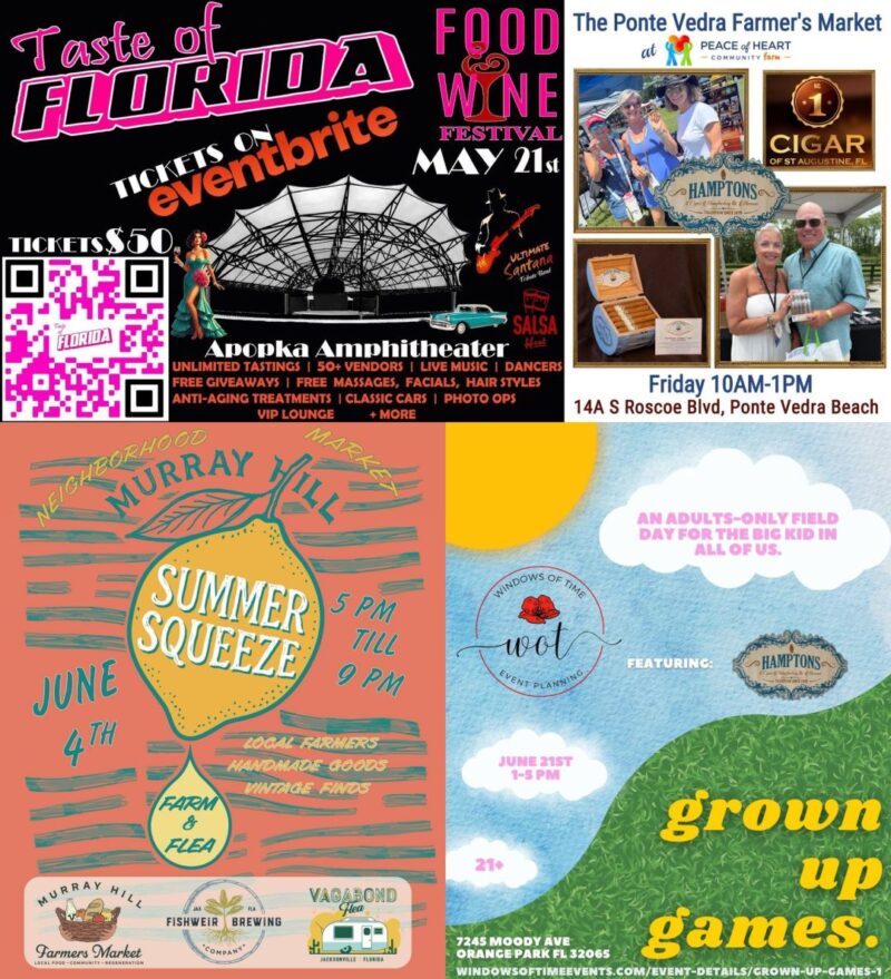 Food, Wine & Cigar Events This Week!