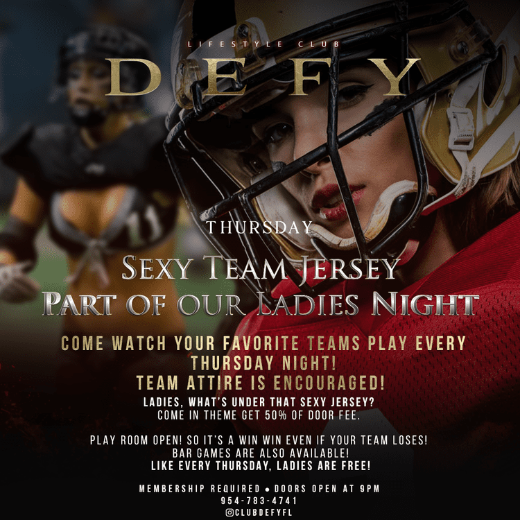 Ladies Night Every Thursday – Defy
