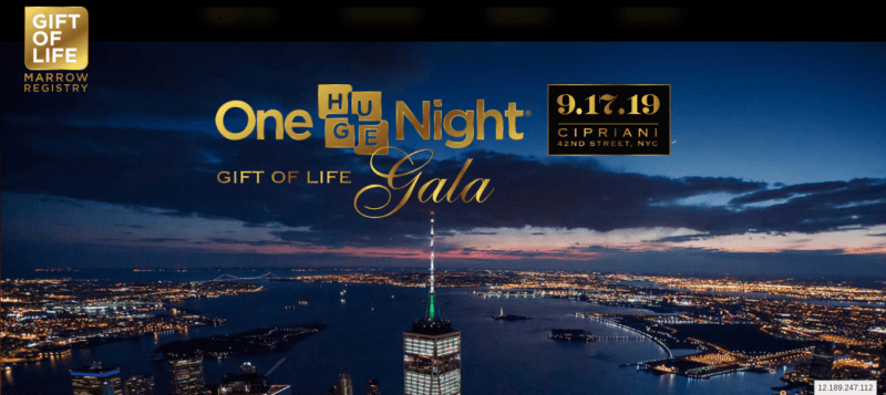 One Huge Night Gala – Gift of Life