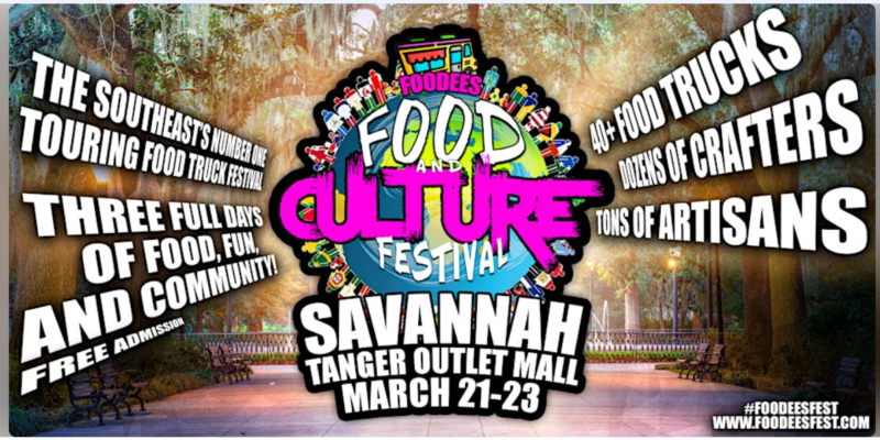 Foodees Food and Culture Festival in Savannah, Georgia!