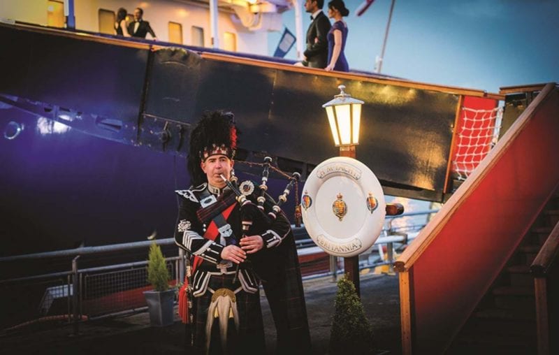 Burns Night aboard The Royal Yacht Britannia