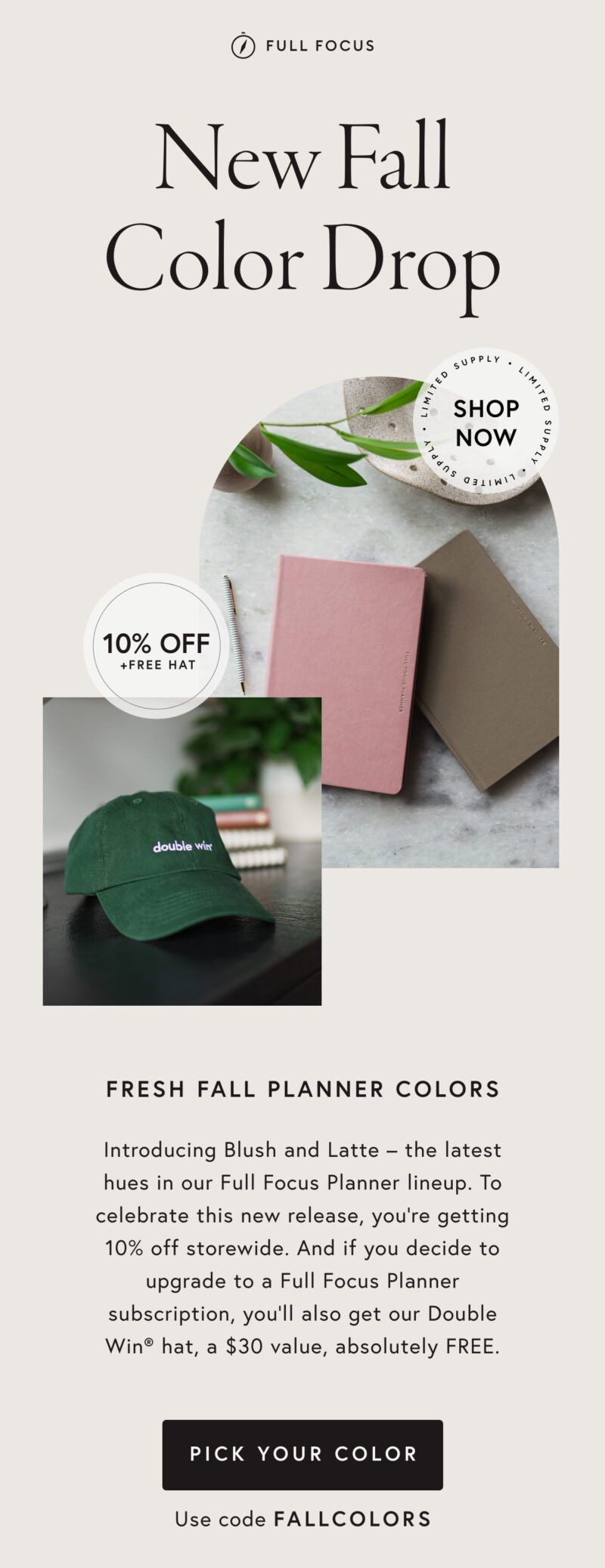 New Fall Color Drop – Full Focus Planners