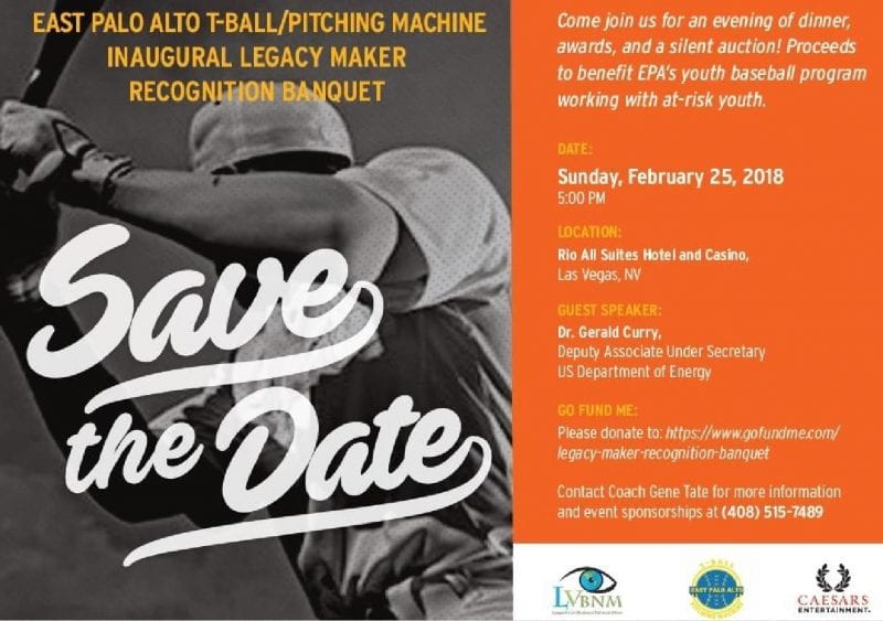 Recognition Banquet – East Palo Alto T-Ball and Pitching Machine