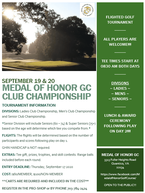 Medal of Honor GC Club Championship