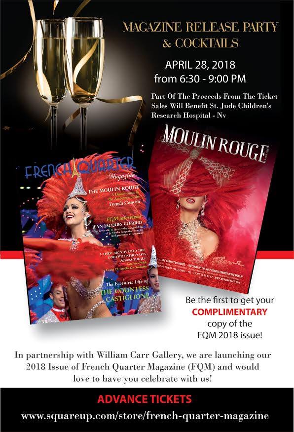 RELEASE FRENCH QUARTER MAGAZINE PARTY & COCKTAILS