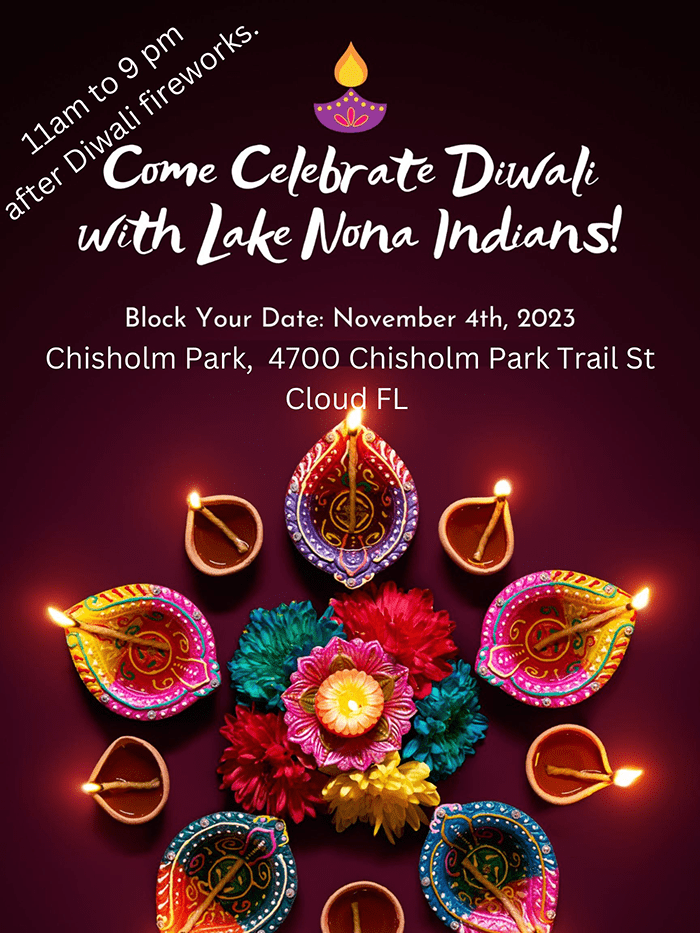 Diwali! Celebrate with the Lake Nona Indians