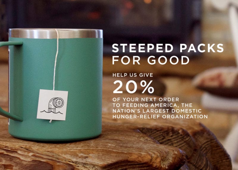 STEEPED COFFEE “PACKS FOR GOOD”
