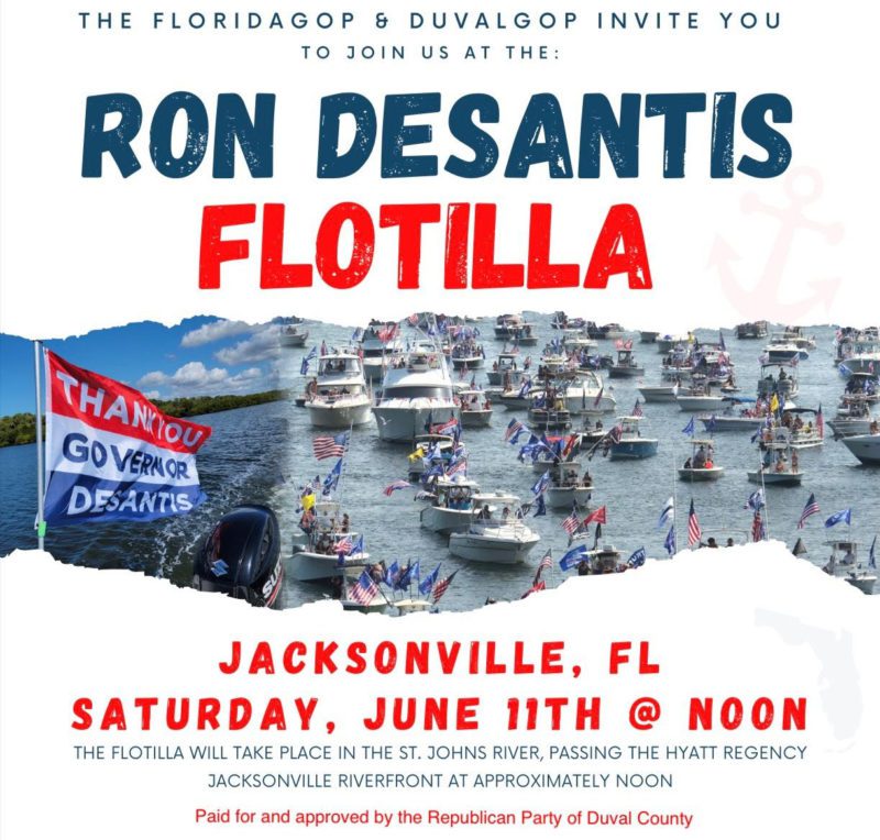 Ron Desantis Flotilla