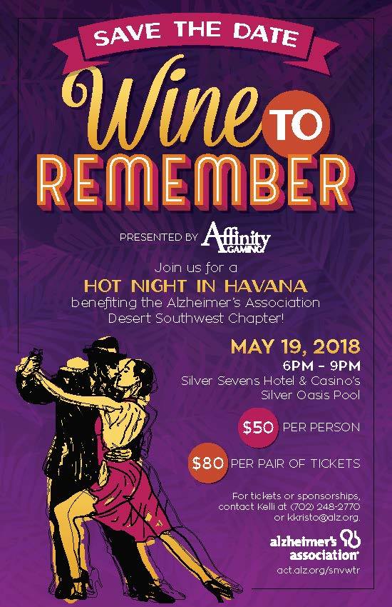 Wine to Remember benefiting The Alzheimer’s Association